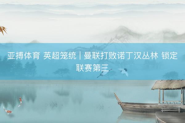 亚搏体育 英超笼统 | 曼联打败诺丁汉丛林 锁定联赛第三